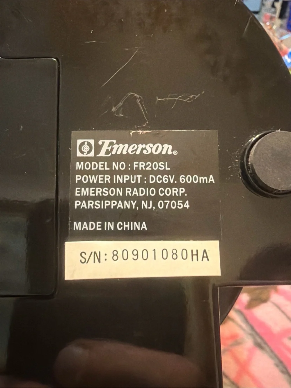 Emerson Silver and Black Wine Chiller Cooler